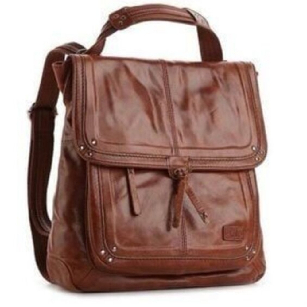The Sak Ventura Convertible Backpack Distressed Brown Leather Crossbody Handbag